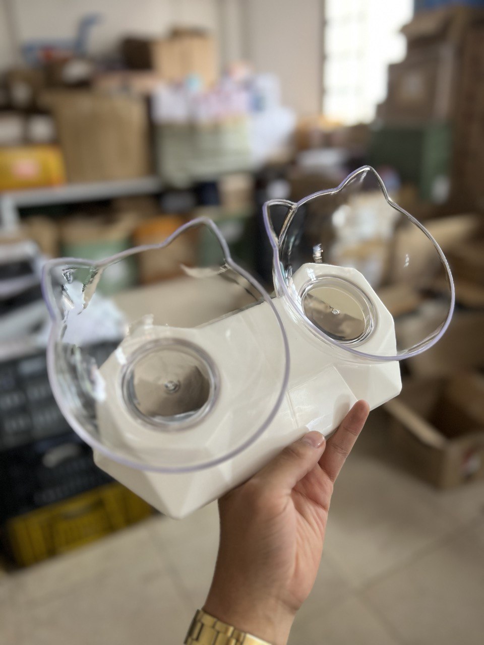 Miniatura 2 de Plato Bebedero Comedero Mascota Gato ⚡